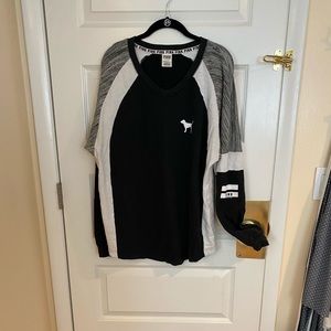Victoria secrets sweat shirt large used black